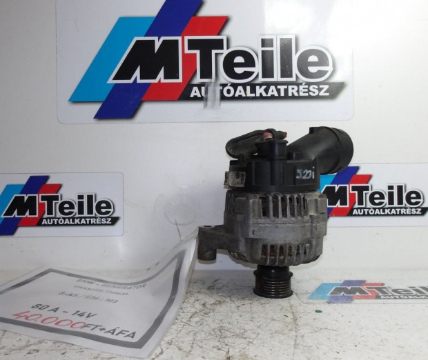 [GYRI BONTOTT] BMW - GENERTOR - 80 A - 14V - 3-AS / E36 ; M3 - CIKK